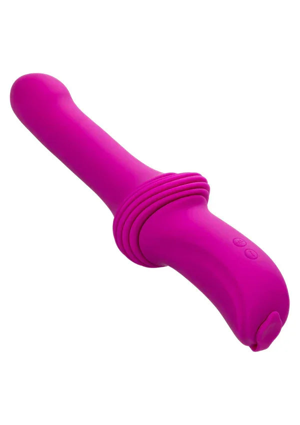 Sex Machine Ridged Thruster Pink by CalExotics - Happytoys Sexshop: Toys for Feeling Happy & Easy 😊 - Discreet geleverd