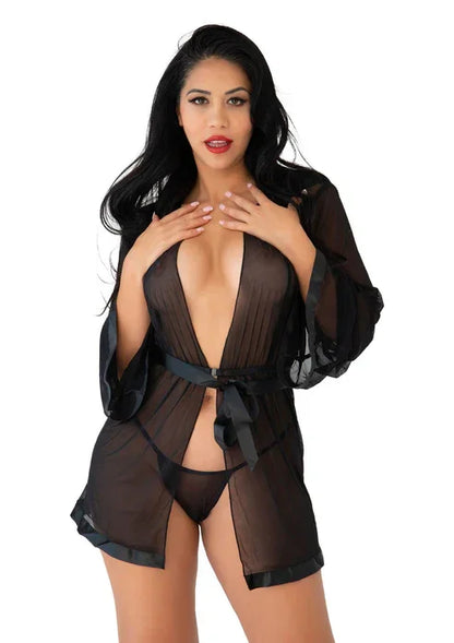 Sheer Kimono and String by Daring Intimates - Happytoys Sexshop: Toys for Feeling Happy & Easy 😊 - Discreet geleverd