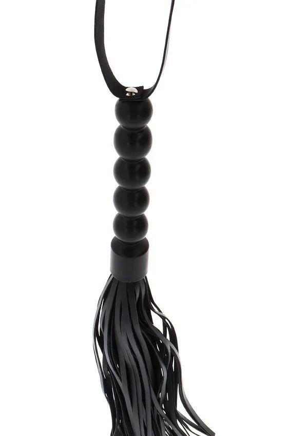 Short Beaded Flogger Whip by Hidden Desire - Happytoys Sexshop: Toys for Feeling Happy & Easy 😊 - Discreet geleverd