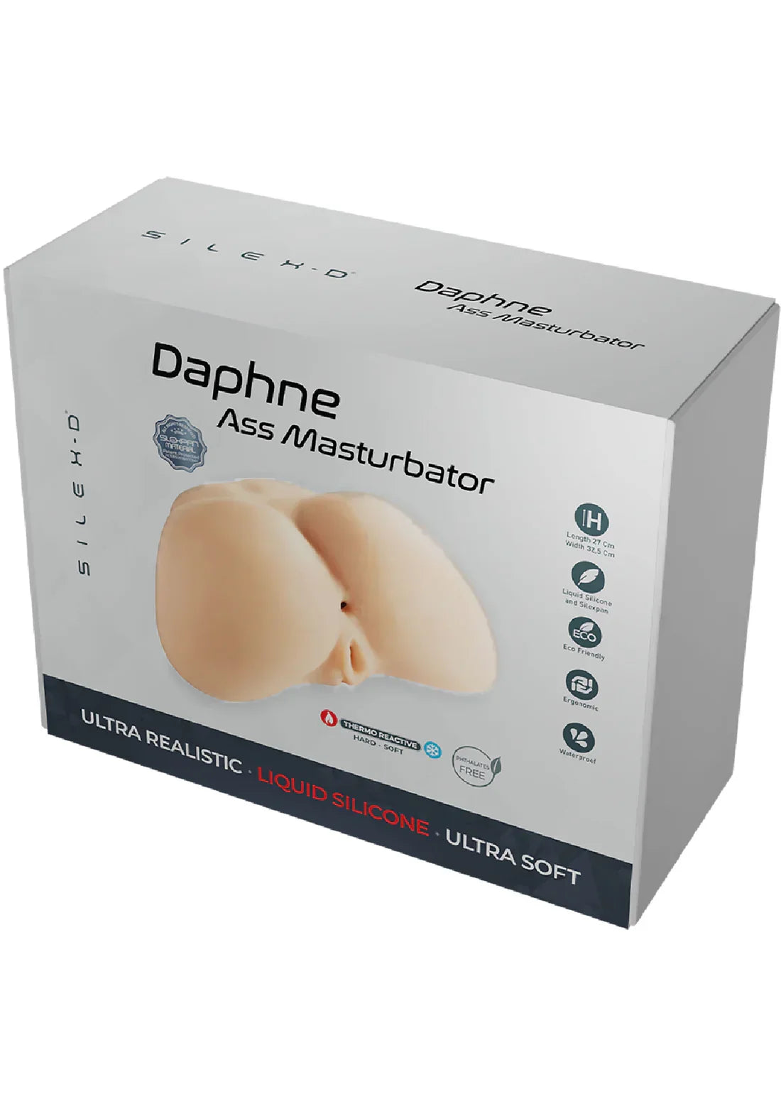 Silicone Ass Daphne by Silex-D - Happytoys Sexshop: Toys for Feeling Happy & Easy 😊 - Discreet geleverd