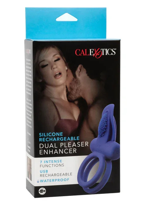 CalExotics Silikon Wiederaufladbarer Dual Pleaser Enhancer
