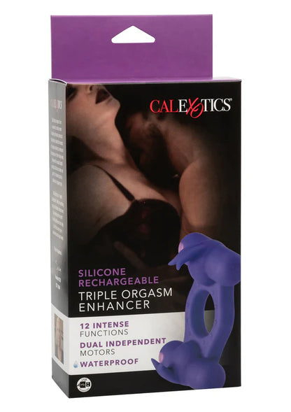 Silicone Rechargeable Triple Orgasm Enhancer by CalExotics