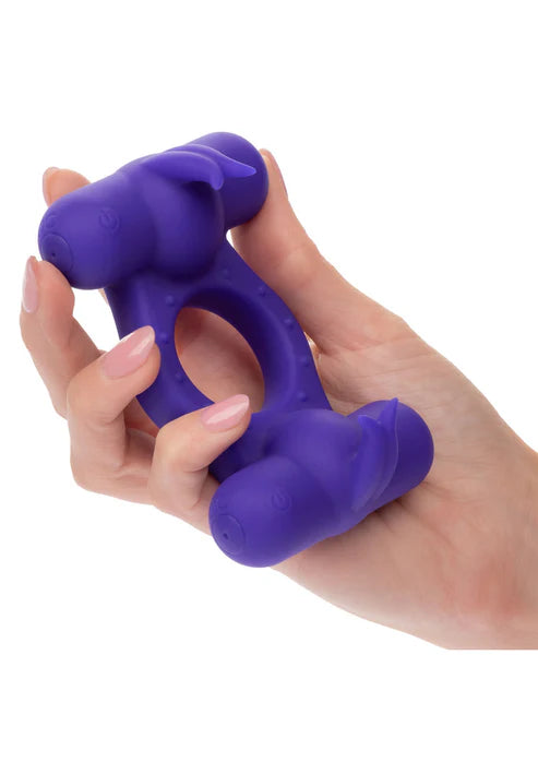 Silicone Rechargeable Triple Orgasm Enhancer by CalExotics