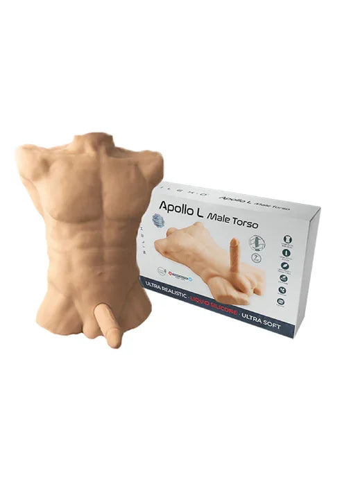 Silicone Torso Large by Silex-D - Happytoys Sexshop: Toys for Feeling Happy & Easy 😊 - Discreet geleverd