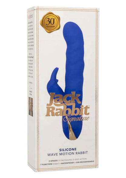 Silicone Wave Motion Rabbit by CalExotics - Happytoys Sexshop: Toys for Feeling Happy & Easy 😊 - Discreet geleverd