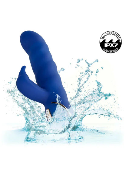 Silicone Wave Motion Rabbit by CalExotics - Happytoys Sexshop: Toys for Feeling Happy & Easy 😊 - Discreet geleverd