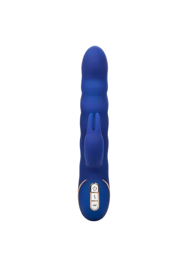 Silicone Wave Motion Rabbit by CalExotics - Happytoys Sexshop: Toys for Feeling Happy & Easy 😊 - Discreet geleverd