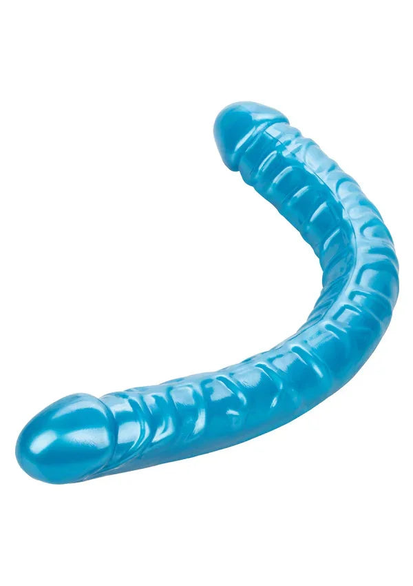 Size Queen Double Dong Blue 17 inch by CalExotics - Happytoys Sexshop: Toys for Feeling Happy & Easy 😊 - Discreet geleverd