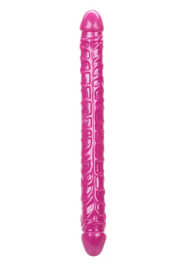 Size Queen Double Dong Pink 17 inch by CalExotics - Happytoys Sexshop: Toys for Feeling Happy & Easy 😊 - Discreet geleverd