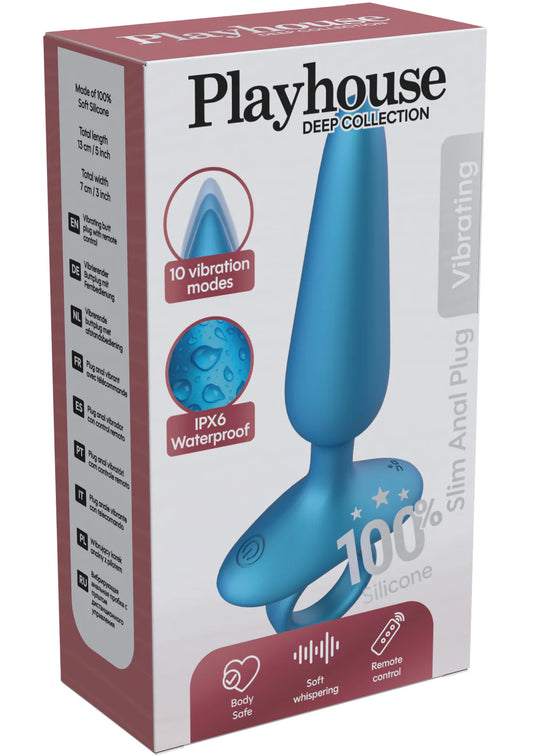 Slim Anal Plug Vibrating + Remote @ Playhouse