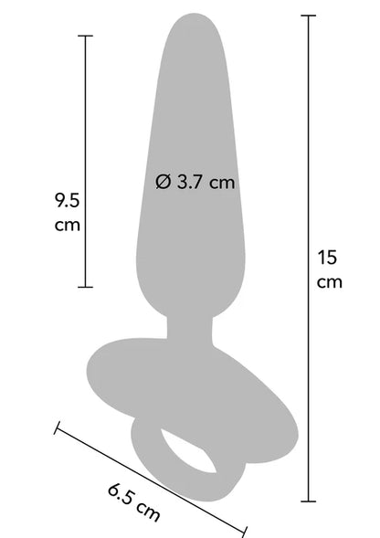 Slim Anal Plug Vibrating + Remote by Playhouse