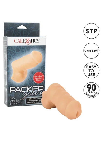 Soft Silicone Stand-To-Pee Skin Light Skin by CalExotics - Happytoys Sexshop: Toys for Feeling Happy & Easy 😊 - Discreet geleverd