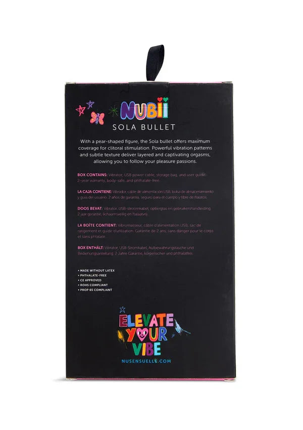 Sola Nubii Bullet by Nu Sensuelle - Happytoys Sexshop: Toys for Feeling Happy & Easy 😊 - Discreet geleverd