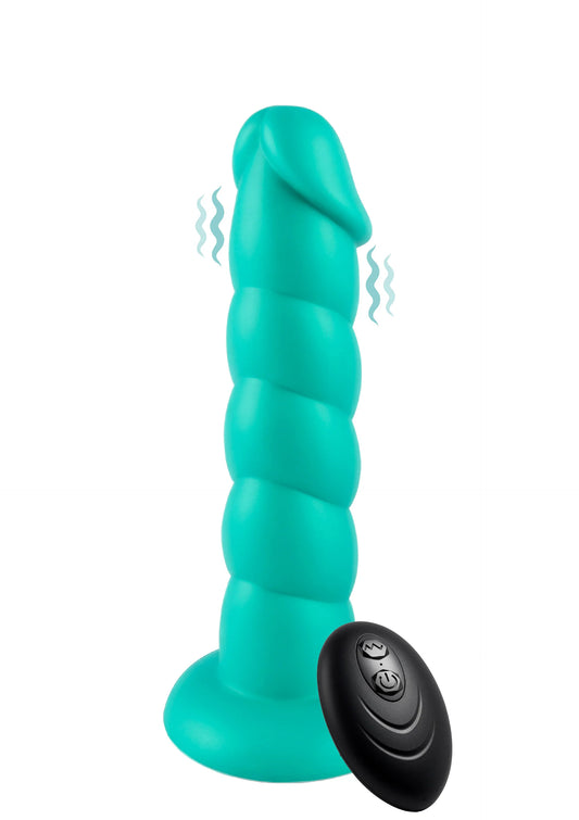 Spiral Tease Vibrating Dong Silicone S by Playhouse Rogue