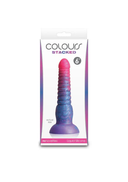 Stacked 6 inch Dildo Blue by NS Novelties - Happytoys Sexshop: Toys for Feeling Happy & Easy 😊 - Discreet geleverd