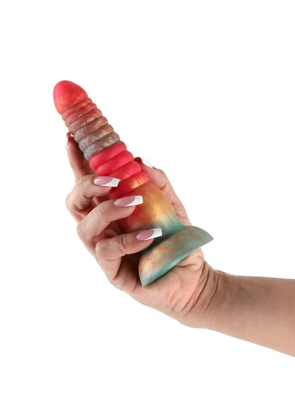 Stacked 6 inch Dildo Red by NS Novelties - Happytoys Sexshop: Toys for Feeling Happy & Easy 😊 - Discreet geleverd