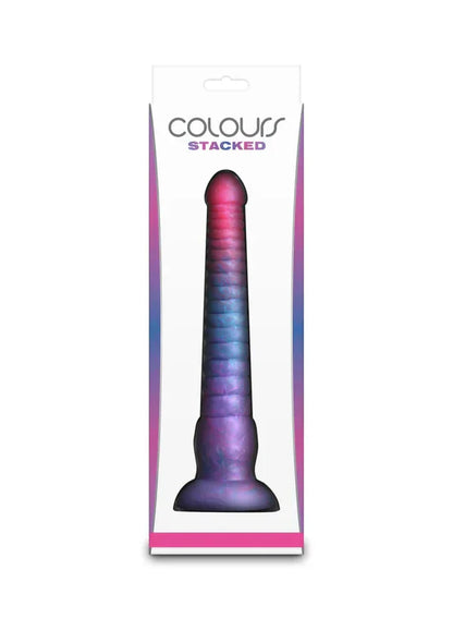 Stacked 9 inch Dildo Blue by NS Novelties - Happytoys Sexshop: Toys for Feeling Happy & Easy 😊 - Discreet geleverd