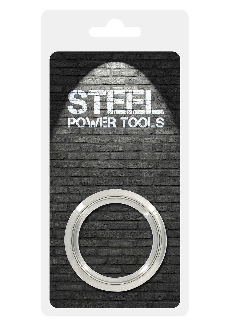 Steel Power Tools Cockring Rvs 8 mm - 40 mm - Happytoys Sexshop: Toys for Feeling Happy & Easy 😊 - Discreet geleverd