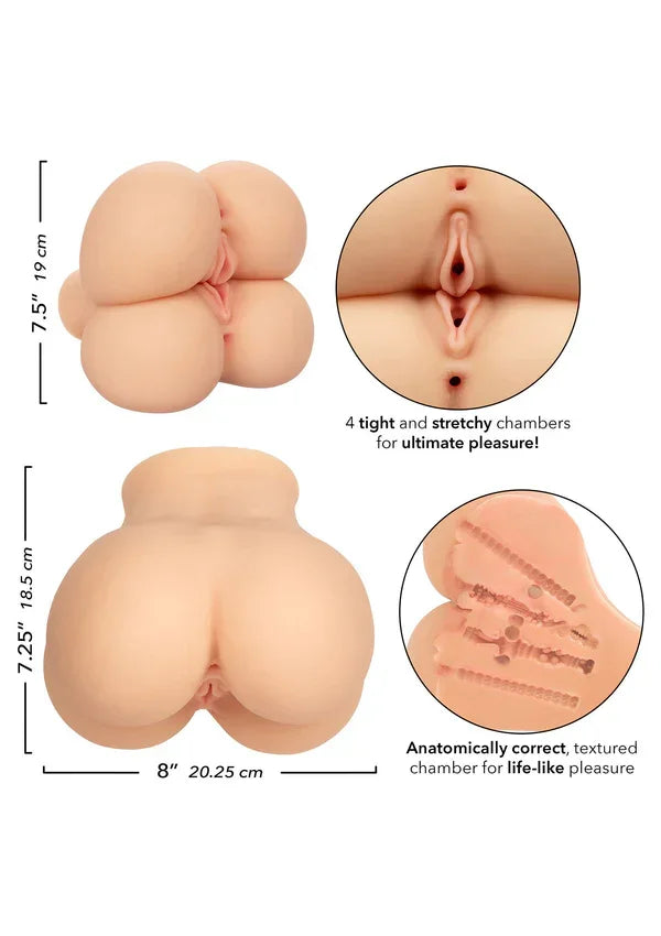 Stroke It Double Fuck by CalExotics - Happytoys Sexshop: Toys for Feeling Happy & Easy 😊 - Discreet geleverd