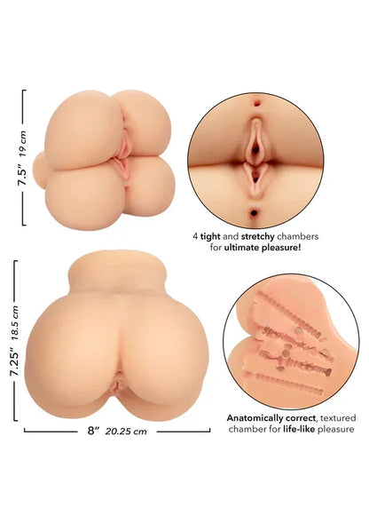 Stroke It Double Fuck by CalExotics - Happytoys Sexshop: Toys for Feeling Happy & Easy 😊 - Discreet geleverd