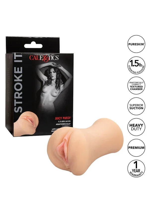 Stroke It Juicy Pussy Skin by CalExotics - Happytoys Sexshop: Toys for Feeling Happy & Easy 😊 - Discreet geleverd