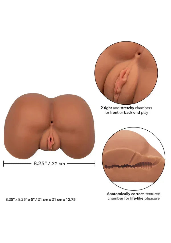 Stroke It Life size Ass Skin by CalExotics - Happytoys Sexshop: Toys for Feeling Happy & Easy 😊 - Discreet geleverd