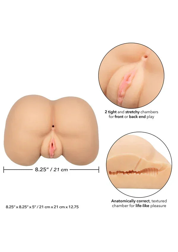 Stroke It Life size Ass Skin by CalExotics - Happytoys Sexshop: Toys for Feeling Happy & Easy 😊 - Discreet geleverd