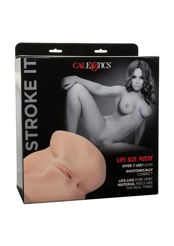 Stroke It Life size Pussy Skin by CalExotics - Happytoys Sexshop: Toys for Feeling Happy & Easy 😊 - Discreet geleverd