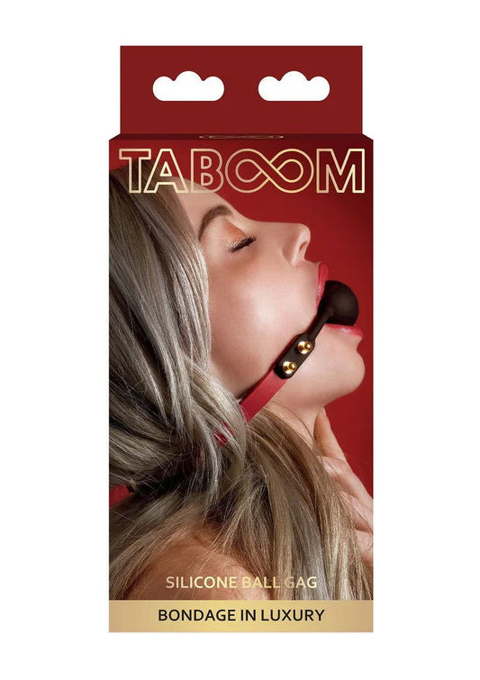 Taboom Bondage in Luxury Silicone Ball Gag - Happytoys Sexshop: Toys for Feeling Happy & Easy 😊 - Discreet geleverd