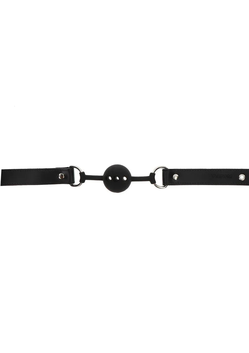 Taboom Bondage Essentials Silicone Ball Gag - Happytoys Sexshop: Toys for Feeling Happy & Easy 😊 - Discreet geleverd