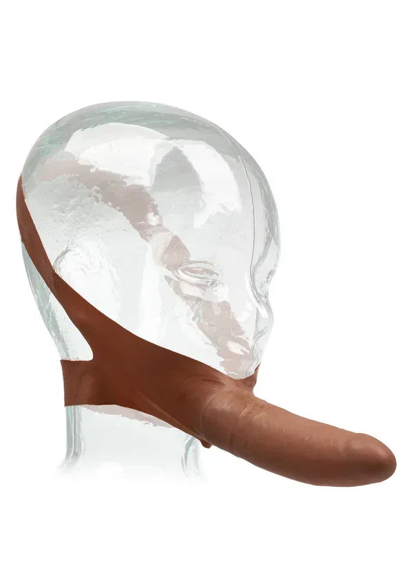 The Accommodator Dong Brown by CalExotics - Happytoys Sexshop: Toys for Feeling Happy & Easy 😊 - Discreet geleverd