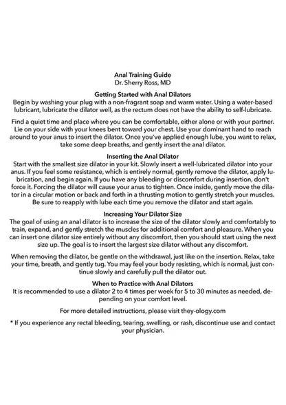 They-ology 5-Piece Wearable Anal Training Set by CalExotics