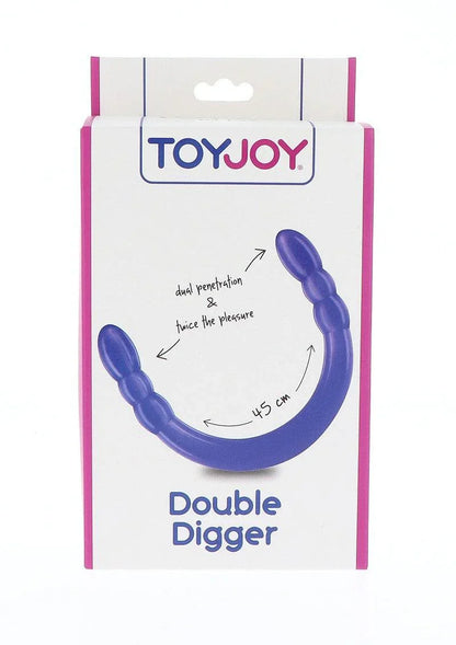 Classics Double Digger 45 cm Dong by ToyJoy - Happytoys Sexshop: online sex shop for Feeling Happy & Easy 😊 - Discreet geleverd
