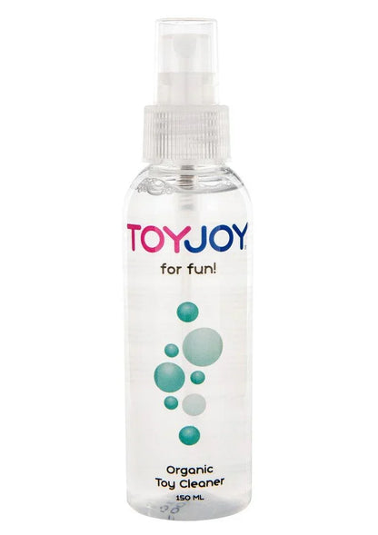 Reinigingssprayfles ToyJoy met transparante pomp, 150 ml, organische speelgoedreiniger