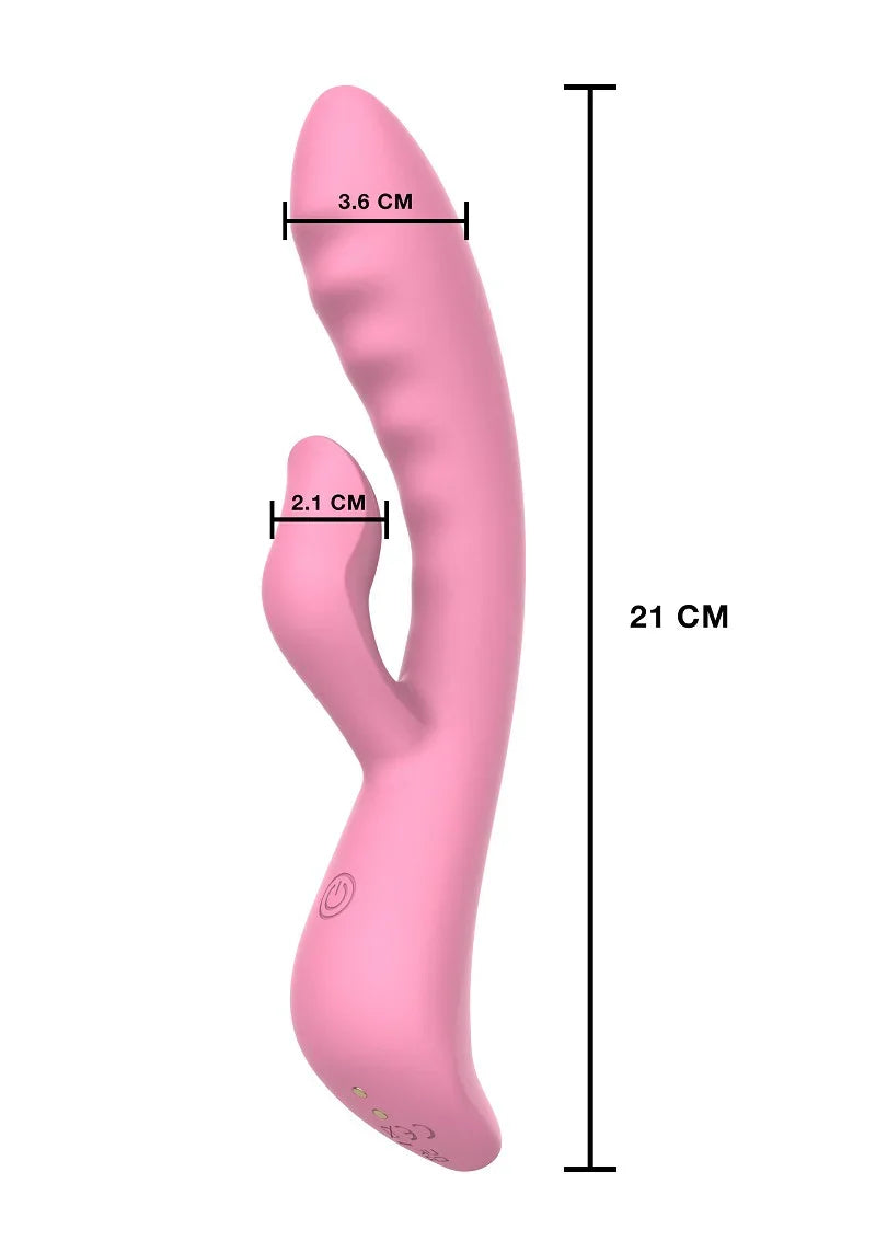 ♀ ToyJoy Fame The Belle Rabbit Vibrator - Happytoys Sexshop: Toys for Feeling Happy & Easy 😊 - Discreet geleverd