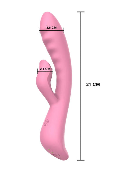 ♀ ToyJoy Fame The Belle Rabbit Vibrator - Happytoys Sexshop: Toys for Feeling Happy & Easy 😊 - Discreet geleverd