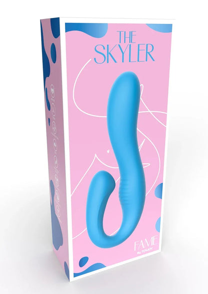 ♀ ToyJoy Fame The Skyler Rabbit Vibrator - Happytoys Sexshop: Toys for Feeling Happy & Easy 😊 - Discreet geleverd