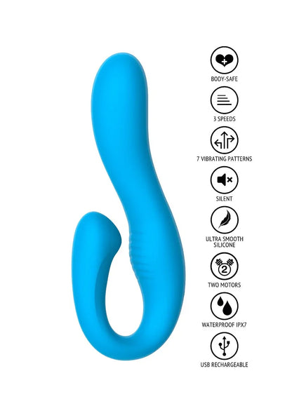 ♀ ToyJoy Fame The Skyler Rabbit Vibrator - Happytoys Sexshop: Toys for Feeling Happy & Easy 😊 - Discreet geleverd