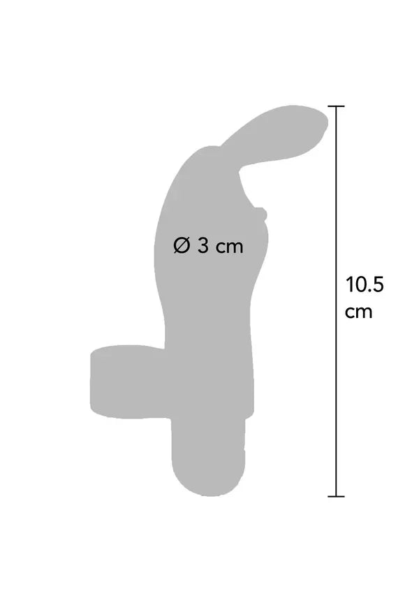 Finger Vibe Bunny Pleaser Rechargeable by ToyJoy - Happytoys Sexshop: Toys for Feeling Happy & Easy 😊 - Discreet geleverd