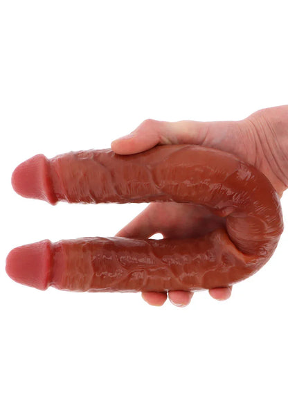Get Real Silicone Foreskin Double Dong 46 cm by ToyJoy - Happytoys Sexshop: Toys for Feeling Happy & Easy 😊 - Discreet geleverd