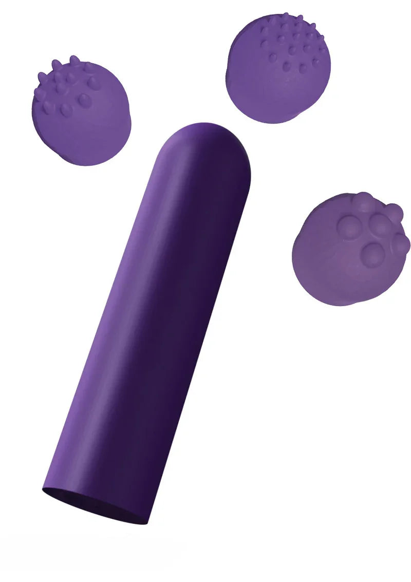 Designer Edition Pocket Vibrator Purple by Toyjoy - Happytoys Sexshop: Toys for Feeling Happy & Easy 😊 - Discreet geleverd