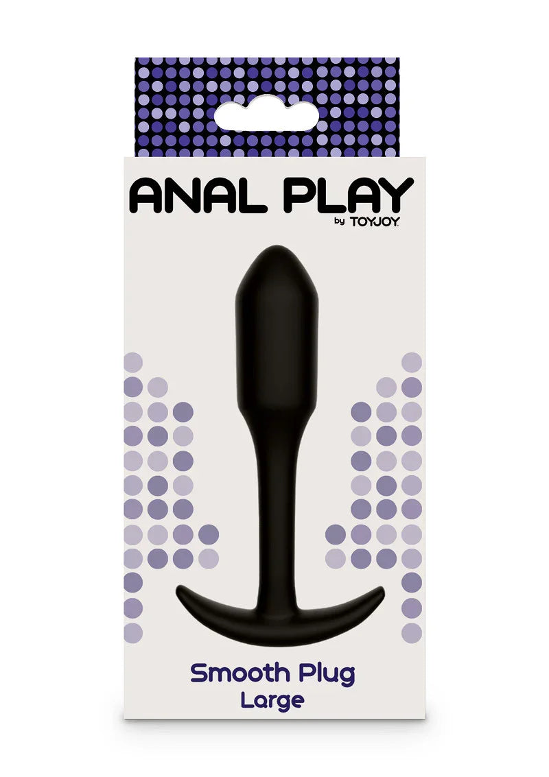 Smooth Anal Plug Large by ToyJoy - Happytoys Sexshop: Toys for Feeling Happy & Easy 😊 - Discreet geleverd