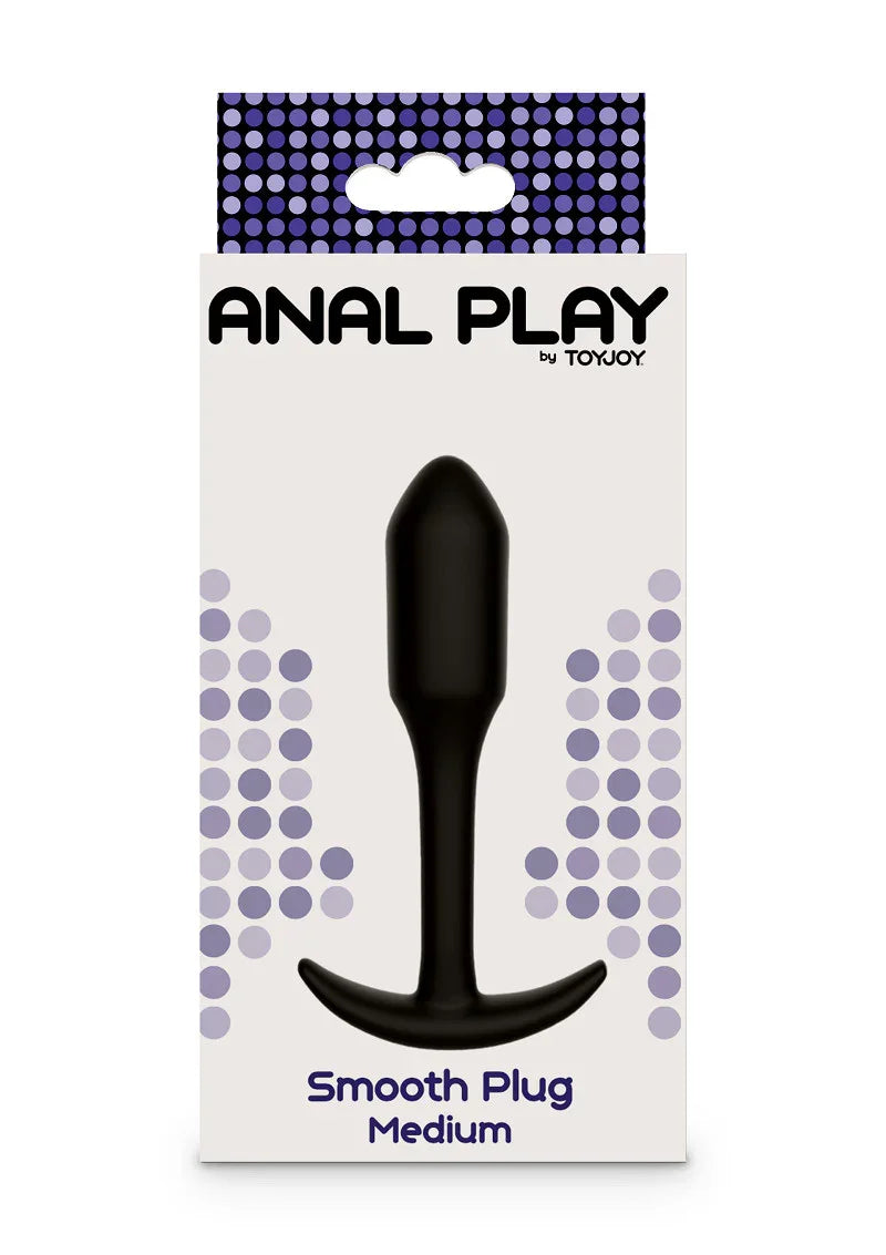 Smooth Analplug / butplug Medium by Toyjoy - Happytoys Sexshop: Toys for Feeling Happy & Easy 😊 - Discreet geleverd