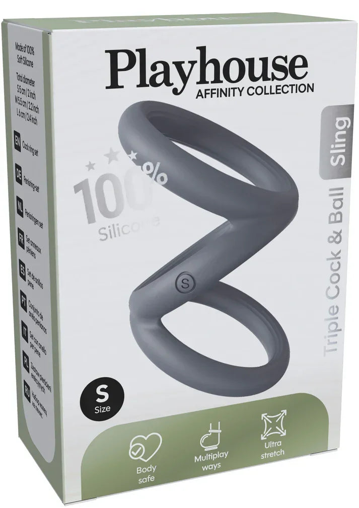 TripleCock_BallSlingSmallbyPlyhouseAffinity2 @ Happytoys Sexshop: online sex shop for Feeling Happy & Easy 😊 the erotic store owned by a woman