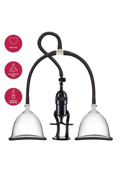 Vacuum Breast Pleasure Pump S/M by She.E.O.