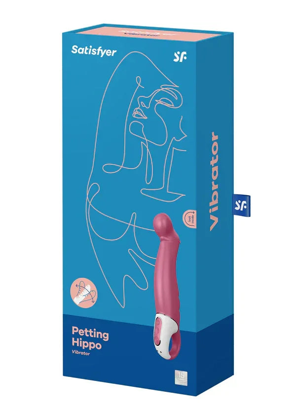 Vibes Petting Hippo by Satisfyer - Happytoys Sexshop: Toys for Feeling Happy & Easy 😊 - Discreet geleverd