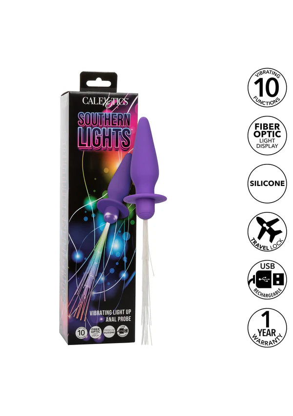 Vibrating Light Up Anal Probe by CalExotics