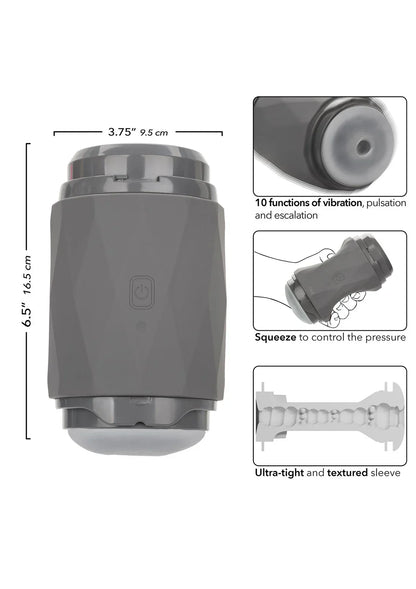 Vibro Squeeze Stroker by CalExotics - Happytoys Sexshop: Toys for Feeling Happy & Easy 😊 - Discreet geleverd