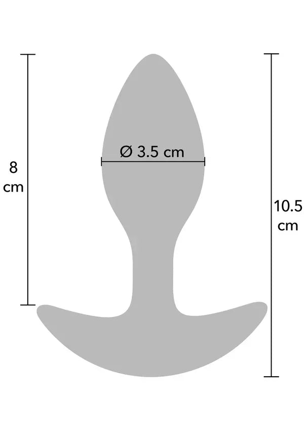 Weighted Anal Plug 185g by Hidden Desire