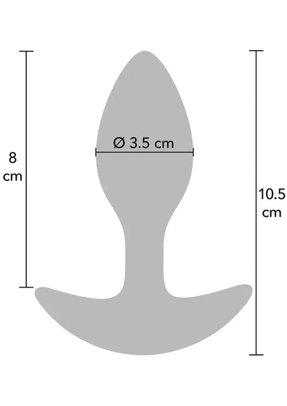 Weighted Anal Plug 185g by Hidden Desire